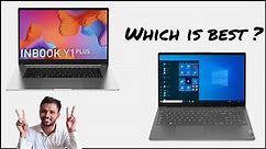 Infinix INBook Y1 Plus vs Lenovo V15 G2 Core i3 best laptops under 35000