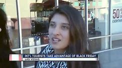 International tourists travel to Las Vegas for Black Friday deals