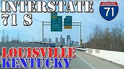 I-71 South - Louisville - Kentucky - 4K Highway Drive