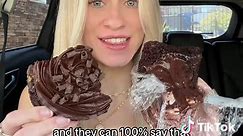 Crumbl chocolate cake cookie vs. actual chocolate cake 🎂 #chocolatecake #cookiecomparison #crumbl #crumblreview