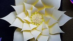 DIY Paper Flower Backdrop Tutorial with Free Template - Wedding Paper Flowers