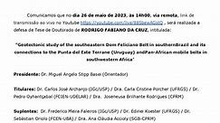 Geotectonic study of the southeastern Dom Feliciano Belt in southern Brazil and its connections to the Punta del Este Terrane (Uruguay) and Pan-African mobile belts in southwestern Africa - Instituto de Geociências