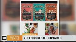 Pet food recall expanded