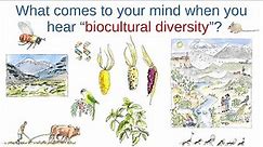 Biocultural diversity: What is it and why should we care?
