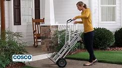 Cosco 1000 lb. 3-In-1 Aluminum Assisted Hand Truck with Flat Free Wheels 12312ABL1E