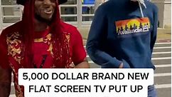 5,000 Dollar brand new Samsung 4k tv put up on dice at Walmart #fyp #casino #dice #diceroll #reaction #capcut #4k #samsung #tv #walmart #usa #usa_tiktok #hustle #bmw #i8 #hustlecartelgaming #texas #arkansas #blue #respect