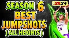 Season 6 BEST JUMPSHOTS on NBA 2K24