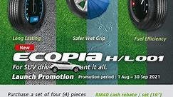 Get a set of four (4) new... - Bridgestone Tyre Malaysia