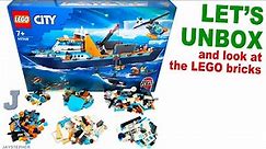 LEGO City 2023 Arctic Explorer Ship 60368 Unboxing & Brick Exploration