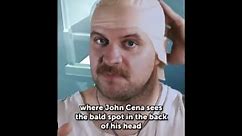 John Cena is a bald king and that's cap