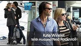 Kate Winslet With Husband Ned Rocknroll | Celebrity Couples