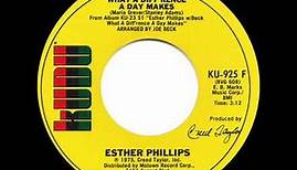 1975 HITS ARCHIVE: What A Diff’rence A Day Makes - Esther Phillips (stereo 45 single version)