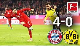 FC Bayern München vs. Borussia Dortmund I 4-0 I Der Klassiker - Highlights Worldwide Commentary