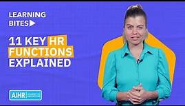 11 Key HR Functions Explained [2023]