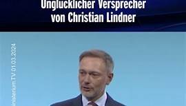 Unglücklicher Versprecher von Christian Lindner | heute-show #shorts