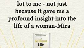 Rachel Griffith's on A Brilliant Life by Rachelle Unreich