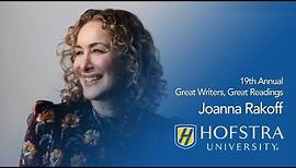 19th Annual Great Writers, Great Readings Series presents Joanna Rakoff