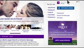 Die neue Yahoo Startseite