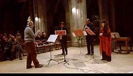 Une oeuvre du compositeur Jean Claude Wolff, Eglise Saint Merry pour saxophones et chant