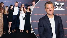 Matt Damon makes rare appearance with daughters at ‘Oppenheimer’ premiere