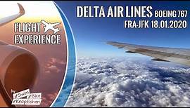 Delta Airlines Flug Frankfurt [FRA] - New York [JFK] | full Start & Landung | Reiseflug | Boeing 767