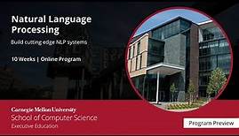 Online Course Preview | Natural Language Processing at Carnegie Mellon University