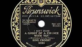 1933 HITS ARCHIVE: (I Don’t Stand) A Ghost Of A Chance With You - Bing Crosby