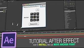 After Effects Tutorial - How to Install and Use Move Anchor Point