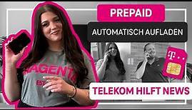 Wie kann ich mein Prepaid Guthaben automatisch aufladen? | Telekom