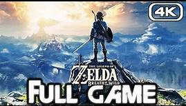 ZELDA BREATH OF THE WILD Gameplay Walkthrough FULL GAME (4K ULTRA HD) No Commentary