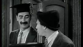 Marx Brothers - Password Scene - Horse Feathers - Chico and Groucho