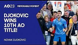 Championship Point | Emotional Djokovic Wins Historic Title | Australian Open 2023