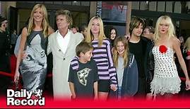 Who are Rod Stewart's eight kids and what are they all up to now?