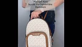 Michael Kors Jaycee Xs Convertible Backpack Quick Review