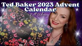 FULL UNBOXING OF THE TED BAKER 2023 BEAUTY ADVENT CALENDAR - £46