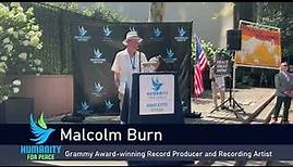 Malcolm Burn Address the Humanity For Peace Rally