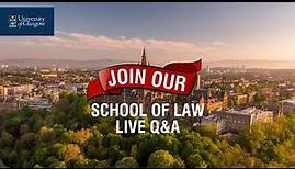 School of Law - Live Q&A | PG Online Event