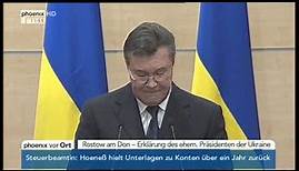 Ukraine: Erklärung von Wiktor Janukowitsch am 11.03.2014
