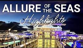 Allure of the Seas HIGHLIGHTS by Deck | Royal Caribbean, 4K