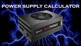 [TUTORIAL] PC power supply wattage calculator tutorial