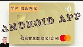 TF Bank Kreditkarte in der mobilen App