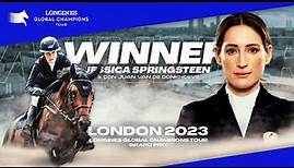 Jessica Springsteen wins the Longines Global Champions Tour Grand Prix | London 2023
