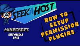 Minecraft Server Tutorial: How to setup a permissions plugin on your Minecraft server