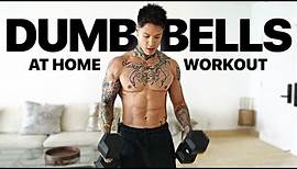 Perfect Full Body Home Workout For Beginners (DUMBBELLS ONLY)