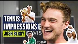 Tennis IMPRESSIONS! | These are unreal 😂 | Josh Berry is Rafa, Roger, Novak and the Murrays! | LTA
