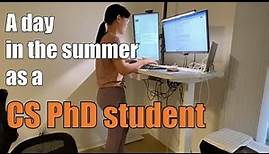 A day in the summer as a Computer Science PhD student