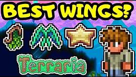 BEST AND EASIEST WINGS! Terraria Wings Guide! Best Wing Progression Guide for Terraria Journey's End