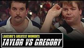 SUDDEN DEATH LEG! Phil Taylor Vs Mike Gregory HIGHLIGHTS | Lakeside Moments