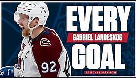 Every Gabriel Landeskog Goal From The 2020-21 NHL Season