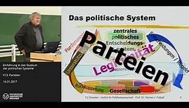 Grundkurs Politische Systeme - 12/14 - Parteien - Prof. Dr. Werner J. Patzelt